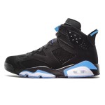 Air Jordan 6 Retro 'UNC Black University Blue' 384665-006 – Black and Blue Basketball Sneakers