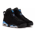 Air Jordan 6 Retro 'UNC Black University Blue' 384665-006 – Black and Blue Basketball Sneakers