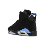 Air Jordan 6 Retro 'UNC Black University Blue' 384665-006 – Black and Blue Basketball Sneakers