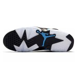 Air Jordan 6 Retro 'UNC Black University Blue' 384665-006 – Black and Blue Basketball Sneakers