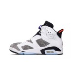 Air Jordan 6 Retro 'Flint' CI3125-100 – White, Grey, and Purple Sneakers