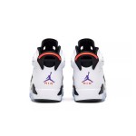 Air Jordan 6 Retro 'Flint' CI3125-100 – White, Grey, and Purple Sneakers