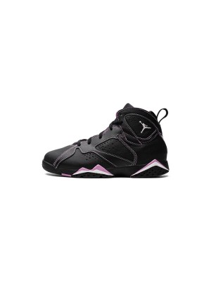 Air Jordan 7 "Barely Grape" DV2255-055 - Schwarz-Violette High-Top-Basketball-Sneaker, Stilvoll, Bequem, Street-Ready