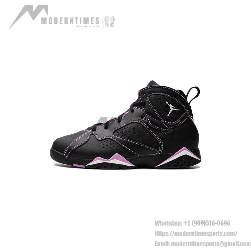 Air Jordan 7 "Barely Grape" DV2255-055 black and purple high-top basketball sneakers