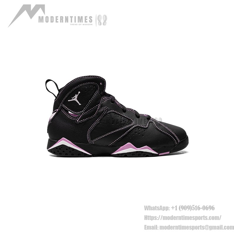 Air Jordan 7 "Barely Grape" DV2255-055 schwarz-violette High-Top-Basketball-Sneaker