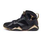 Air Jordan 7 Retro "Golden Moments" 304774-030 black and gold high-top basketball sneakers