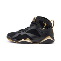 Air Jordan 7 Retro "Golden Moments" 304774-030 - Black and Gold High-Top Basketball Sneakers, Luxurious, Retro Classic, Comfortable