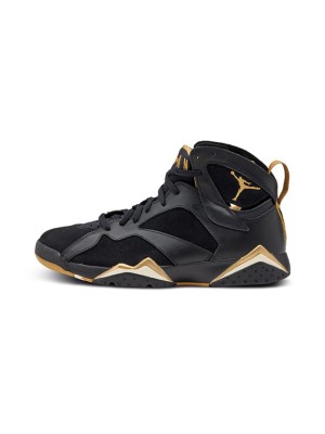 Air Jordan 7 Retro "Golden Moments" 304774-030 - Black and Gold High-Top Basketball Sneakers, Luxurious, Retro Classic, Comfortable