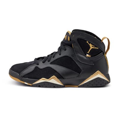 Air Jordan 7 Retro "Golden Moments" 304774-030 - Black and Gold High-Top Basketball Sneakers, Luxurious, Retro Classic, Comfortable