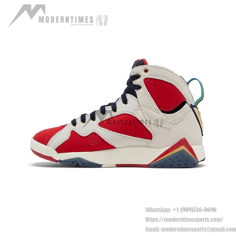 Air Jordan 7 Retro "New Sheriff in Town" DM1195-474 red, white, and navy high-top sneakers