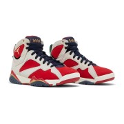 Air Jordan 7 Retro "New Sheriff in Town" DM1195-474 - Red, White, and Navy High-Top Basketball Sneakers, Classic Retro Tribute