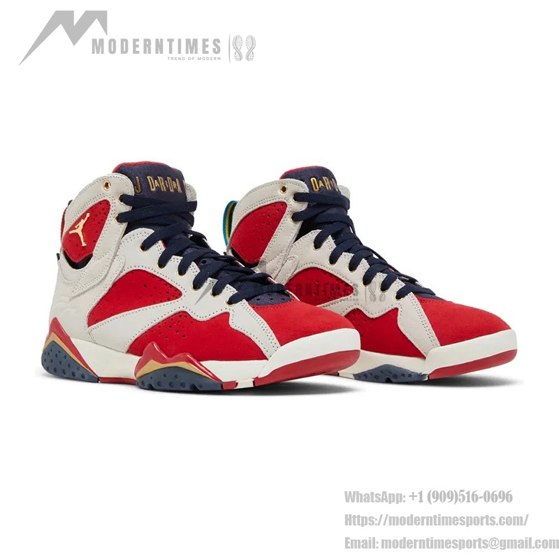 Air Jordan 7 Retro "New Sheriff in Town" DM1195-474 red, white, and navy high-top sneakers