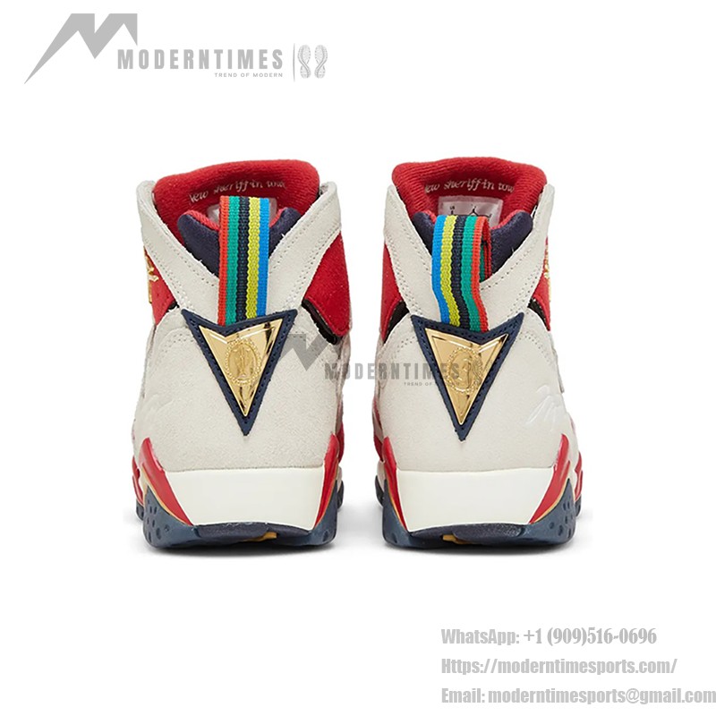 Air Jordan 7 Retro "New Sheriff in Town" DM1195-474 red, white, and navy high-top sneakers