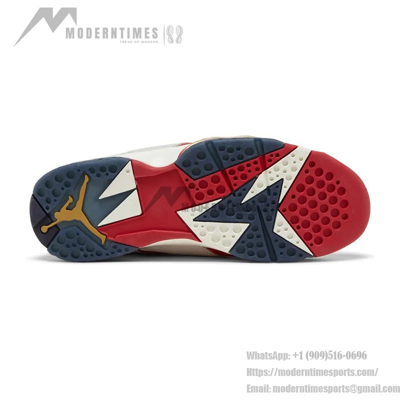 Air Jordan 7 Retro "New Sheriff in Town" DM1195-474 red, white, and navy high-top sneakers