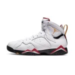 Air Jordan 7 Retro "Cardinal" 304774-104 white and red high-top basketball sneakers