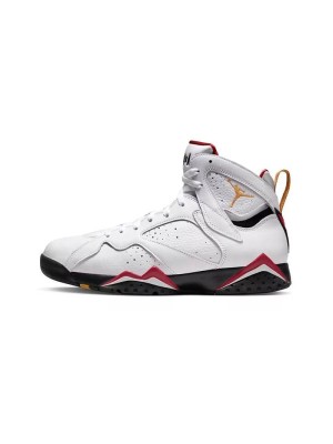 Air Jordan 7 Retro "Cardinal" 304774-104 - Classic White and Red High-Top Basketball Sneakers, Retro, Stylish, Comfortable