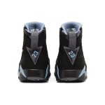 Air Jordan 7 Retro "Chambray" CU9307-004 black and blue high-top basketball sneakers