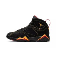 Air Jordan 7 Retro "Citrus" DQ6040-081 - Black and Orange High-Top Basketball Sneakers, Retro Classic, Stylish and Comfortable