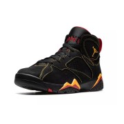 Air Jordan 7 Retro "Citrus" DQ6040-081 - Black and Orange High-Top Basketball Sneakers, Retro Classic, Stylish and Comfortable