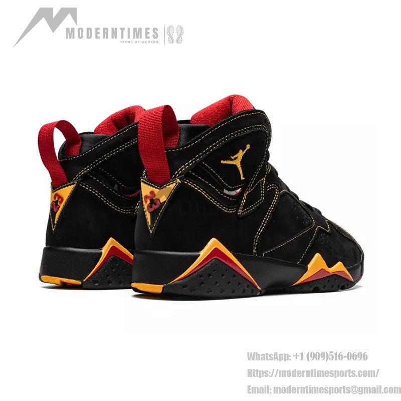 Air Jordan 7 Retro "Citrus" DQ6040-081 black and orange high-top basketball sneakers