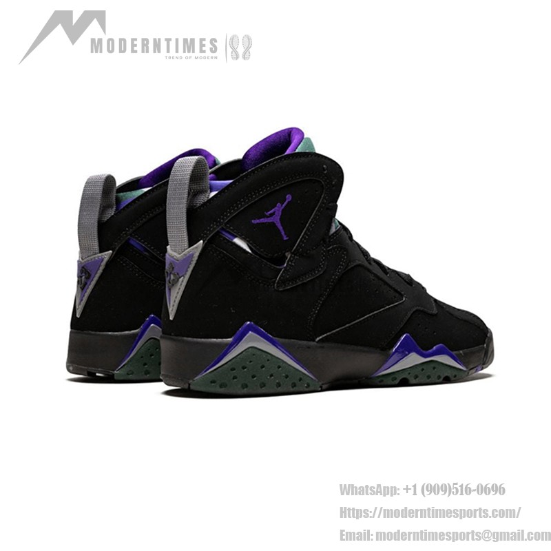 Air Jordan 7 Retro GS "Ray Allen" 304774-053 블랙과 퍼플 하이탑 농구화