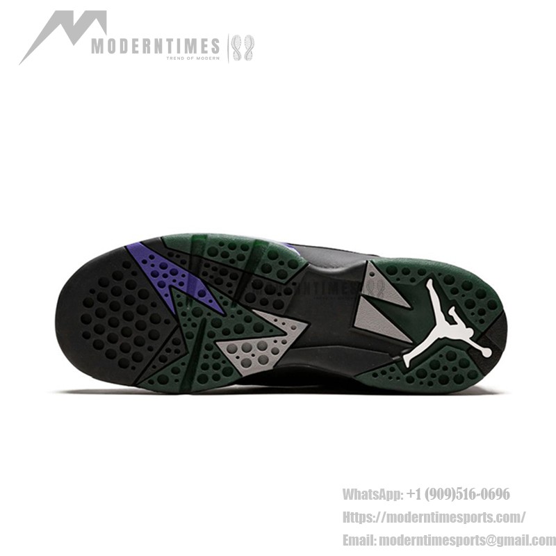 Air Jordan 7 Retro GS "Ray Allen" 304774-053 black and purple high-top basketball sneakers