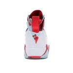 Air Jordan 7 Retro "Topaz Mist" 442960-104 white, red, and blue high-top basketball sneakers