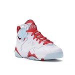 Air Jordan 7 Retro "Topaz Mist" 442960-104 white, red, and blue high-top basketball sneakers