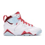 Air Jordan 7 Retro "Topaz Mist" 442960-104 white, red, and blue high-top basketball sneakers