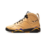 Air Jordan 7 Retro SE "Afrobeats" DZ4729-200 - Beige and Purple High-Top Sneakers, Inspired by African Beats, Stylish and Comfortable