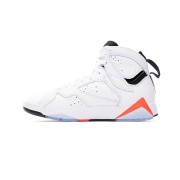 Air Jordan 7 Retro "White Infrared" CU9307-160 - White and Red High-Top Basketball Sneakers, Classic Retro Style