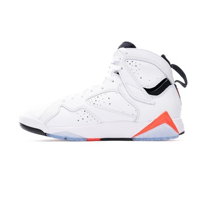 Air Jordan 7 Retro "White Infrared" CU9307-160 - White and Red High-Top Basketball Sneakers, Classic Retro Style