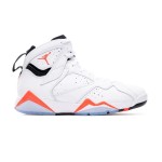 Air Jordan 7 Retro "White Infrared" CU9307-160 white and red high-top basketball sneakers