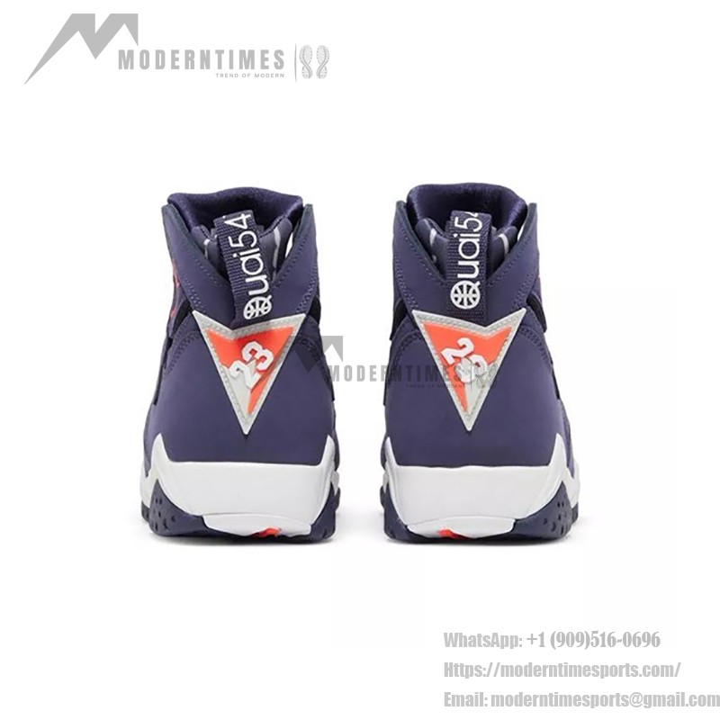 Air Jordan 7 Retro "Quai 54" DV0577-500 purple high-top basketball sneakers