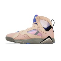 Air Jordan 7 SE "Sapphire" DJ2636-204 - Pink and Sapphire High-Top Basketball Sneakers, Modern Retro Style