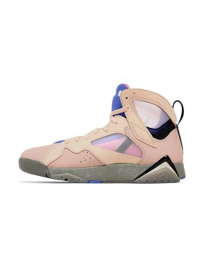 Air Jordan 7 SE "Sapphire" DJ2636-204 - Pink and Sapphire High-Top Basketball Sneakers, Modern Retro Style