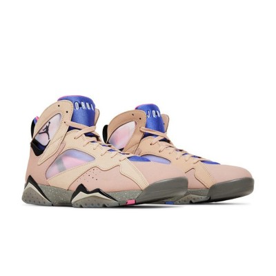 Air Jordan 7 SE "Sapphire" DJ2636-204 - Pink and Sapphire High-Top Basketball Sneakers, Modern Retro Style