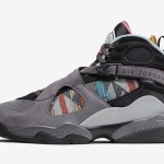 Air Jordan 8 N7 "Pendleton" CQ9601-001 グレー トライバル柄ハイカットスニーカー