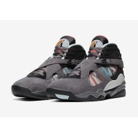 Air Jordan 8 N7 "Pendleton" CQ9601-001 - Graue High-Top Basketball-Sneaker mit Tribal-Mustern, Klassisch und Robust