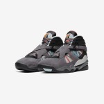 Air Jordan 8 N7 "Pendleton" CQ9601-001 grey high-top sneakers with tribal patterns