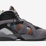 Air Jordan 8 N7 "Pendleton" CQ9601-001 グレー トライバル柄ハイカットスニーカー