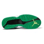 Air Jordan 8 PE "Pure Platinum" 1300-135 white and green high-top basketball sneakers