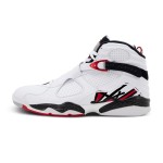 Air Jordan 8 Retro "Alternate" ホワイトとレッドのハイカットスニーカー