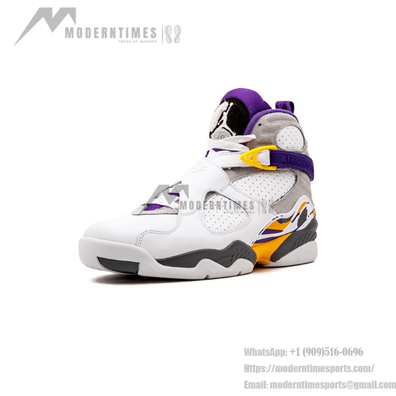 Air Jordan 8 Retro Kobe Bryant PE ホワイト パープル ゴールドスニーカー