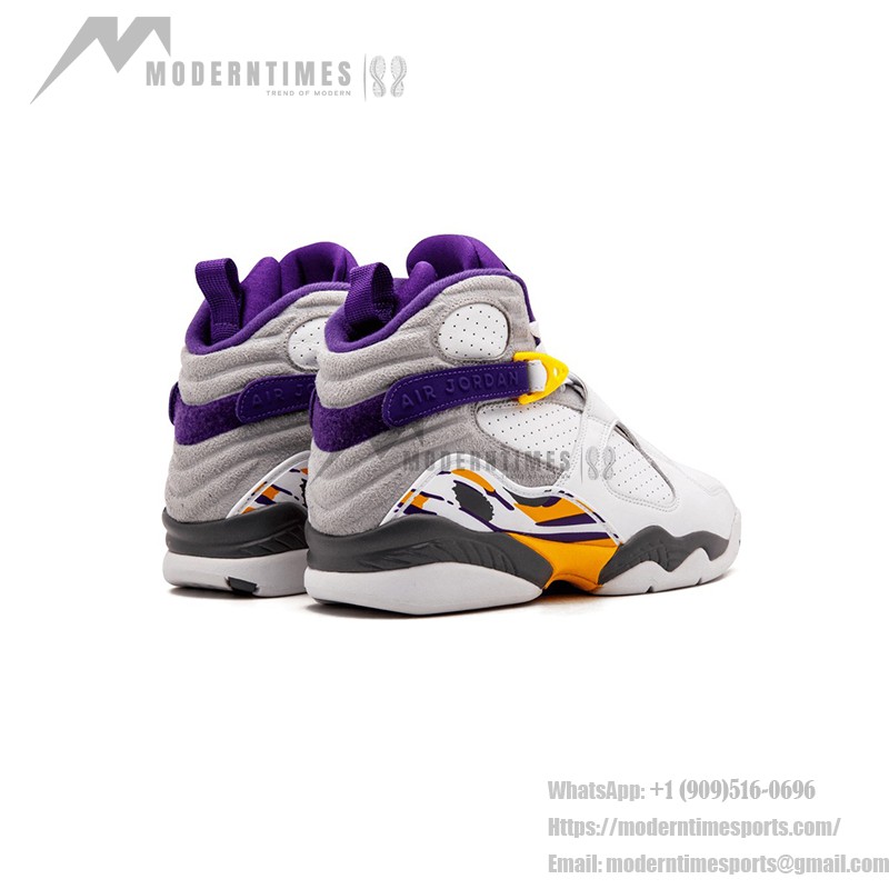 Air Jordan 8 Retro Kobe Bryant PE ホワイト パープル ゴールドスニーカー