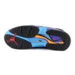 Air Jordan 8 Retro "Aqua" 클래식 블랙 & 아쿠아 하이탑 농구화