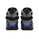 Air Jordan 8 Retro "Aqua" Classic Black and Aqua High-Top Sneakers