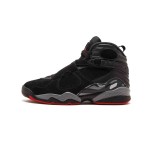 Air Jordan 8 Retro 'Bred' - Black and Red Premium Sneakers