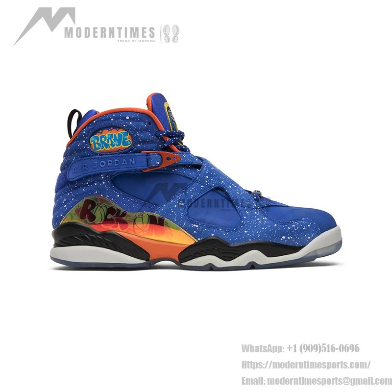 Air Jordan 8 Retro DB 'Doernbecher' - ユニークなブルーデザインと高品質