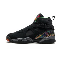 Air Jordan 8 Retro "Tinker" 305368-004 - Black and Multicolor High-Top Basketball Sneakers, Classic Retro Design